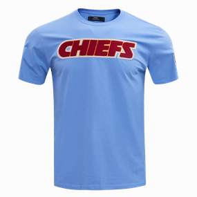 NFL KANSAS CITY CHIEFS CLASSIC CHENILLE MEN'S TEE (UNIVERSITY BLUE)