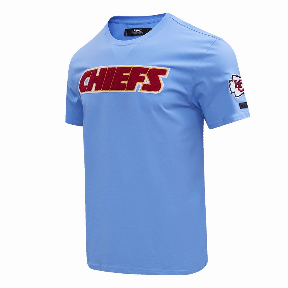 NFL KANSAS CITY CHIEFS CLASSIC CHENILLE MEN'S TEE (UNIVERSITY BLUE)