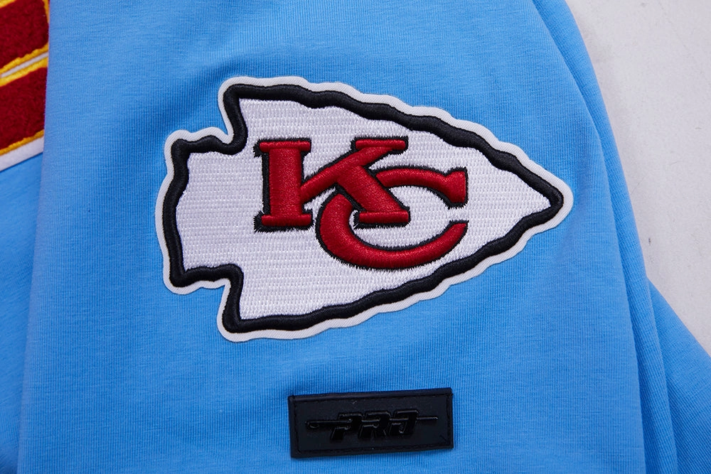 NFL KANSAS CITY CHIEFS CLASSIC CHENILLE MEN'S TEE (UNIVERSITY BLUE)