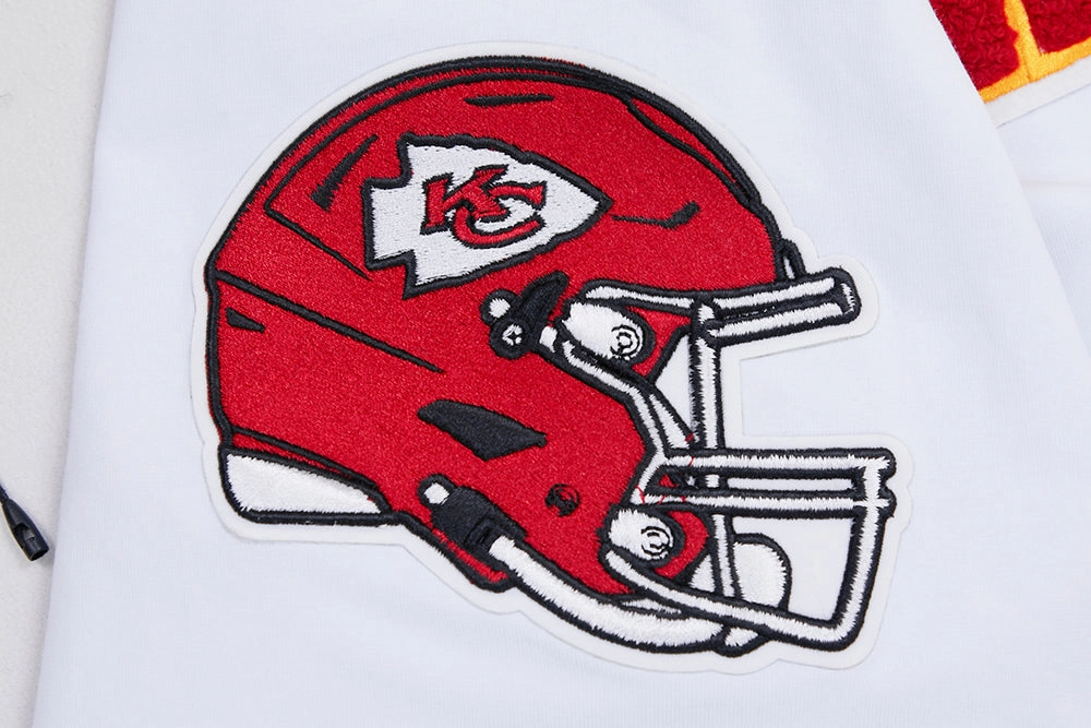 NFL KANSAS CITY CHIEFS CLASSIC CHENILLE MEN'S TEE (WHITE)