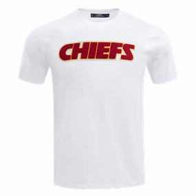NFL KANSAS CITY CHIEFS CLASSIC CHENILLE MEN'S TEE (WHITE)