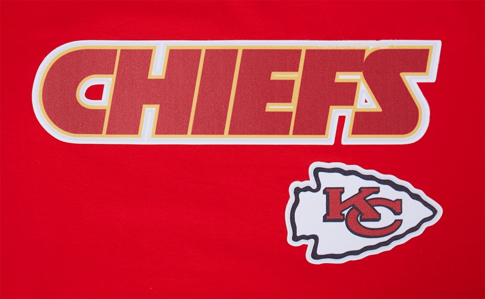 NFL KANSAS CITY CHIEFS CLASSIC MESH MEN'S STRIPED TEE (RED/BLACK)