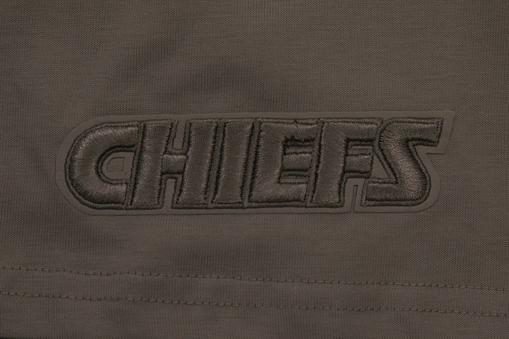 NFL KANSAS CITY CHIEFS NEUTRAL DROP SHOULDER MEN'S TEE (DARK TAUPE)