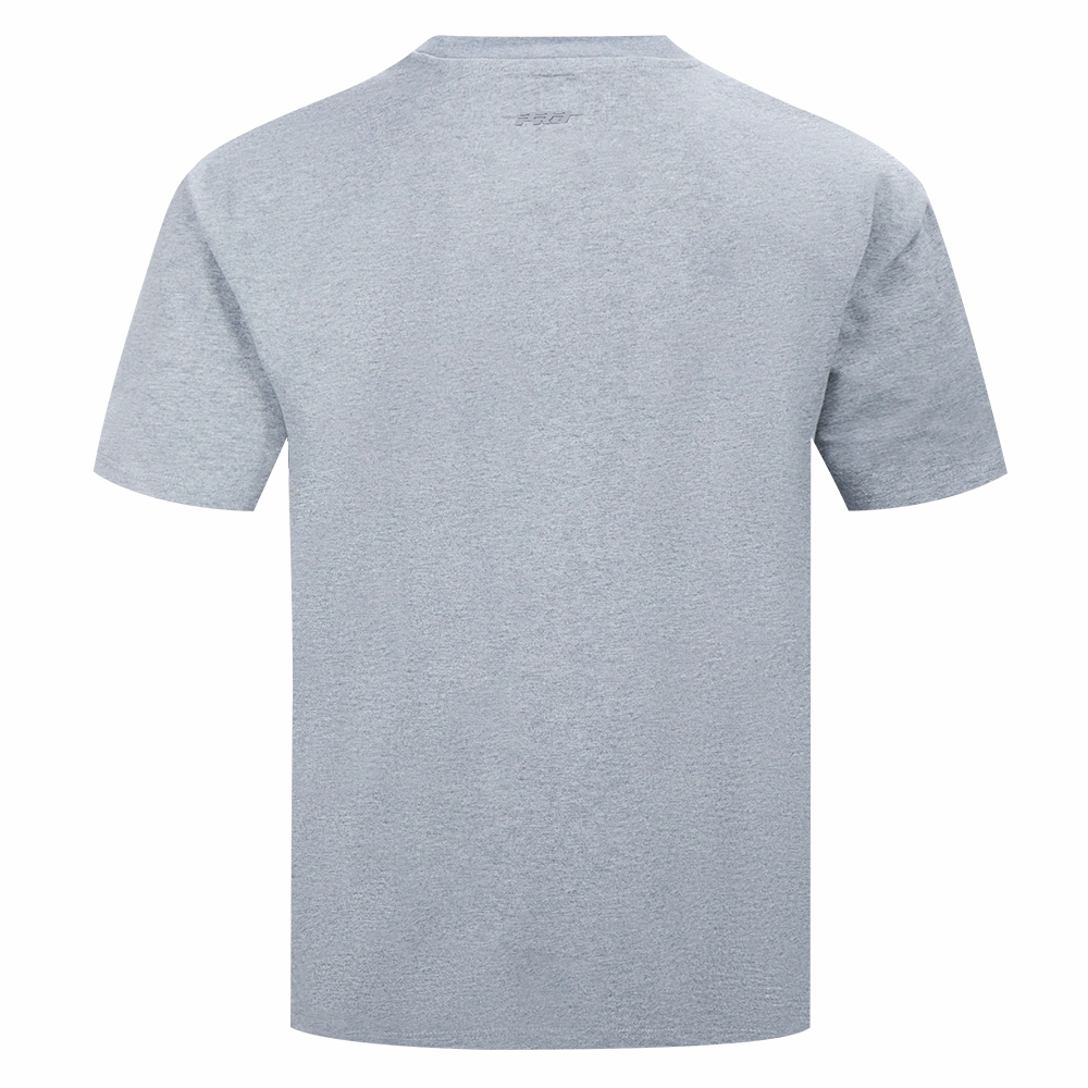 NFL KANSAS CITY CHIEFS NEUTRAL MEN'S DROP SHOULDER TEE (DARK HEATHER GRAY)