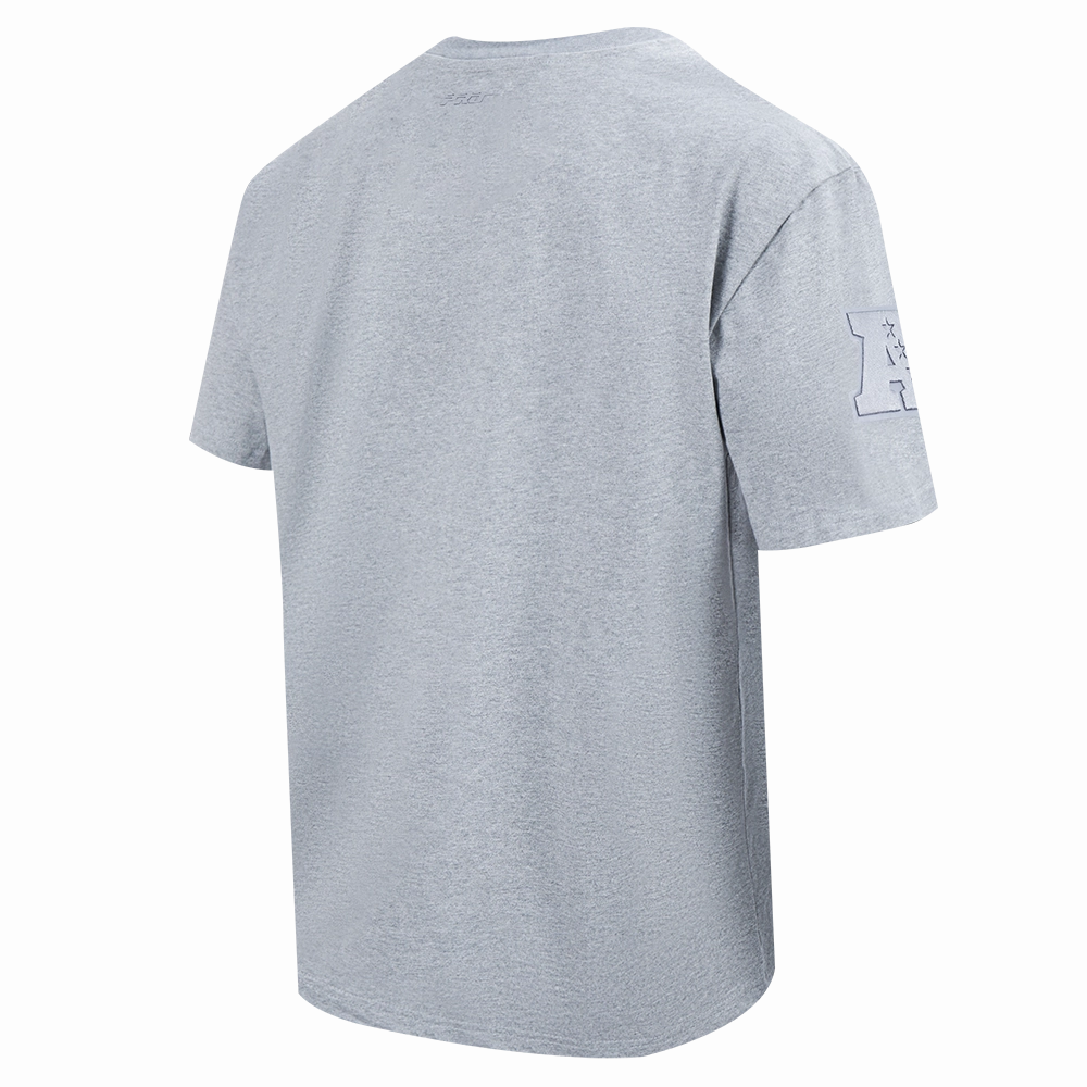 NFL KANSAS CITY CHIEFS NEUTRAL MEN'S DROP SHOULDER TEE (DARK HEATHER GRAY)