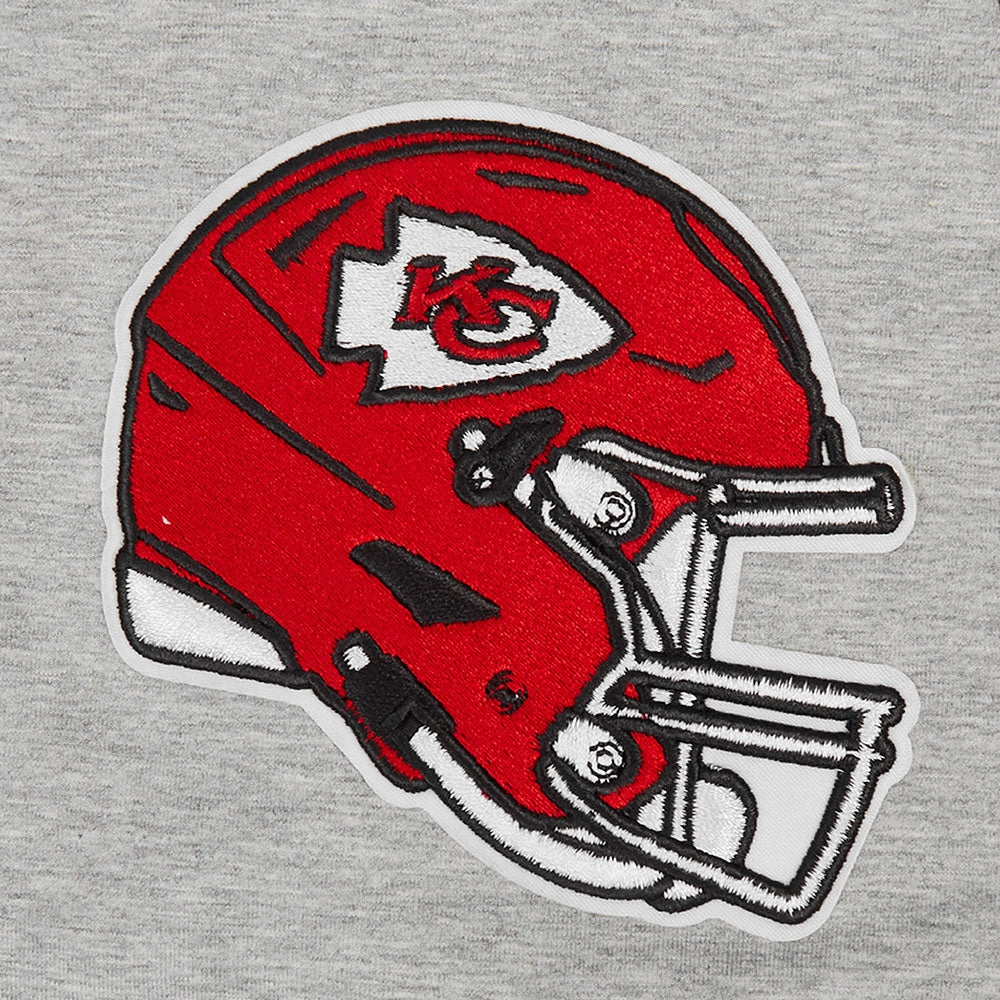 NFL KANSAS CITY CHIEFS OLD ENGLISH MEN'S TEE (HEATHER GREY)