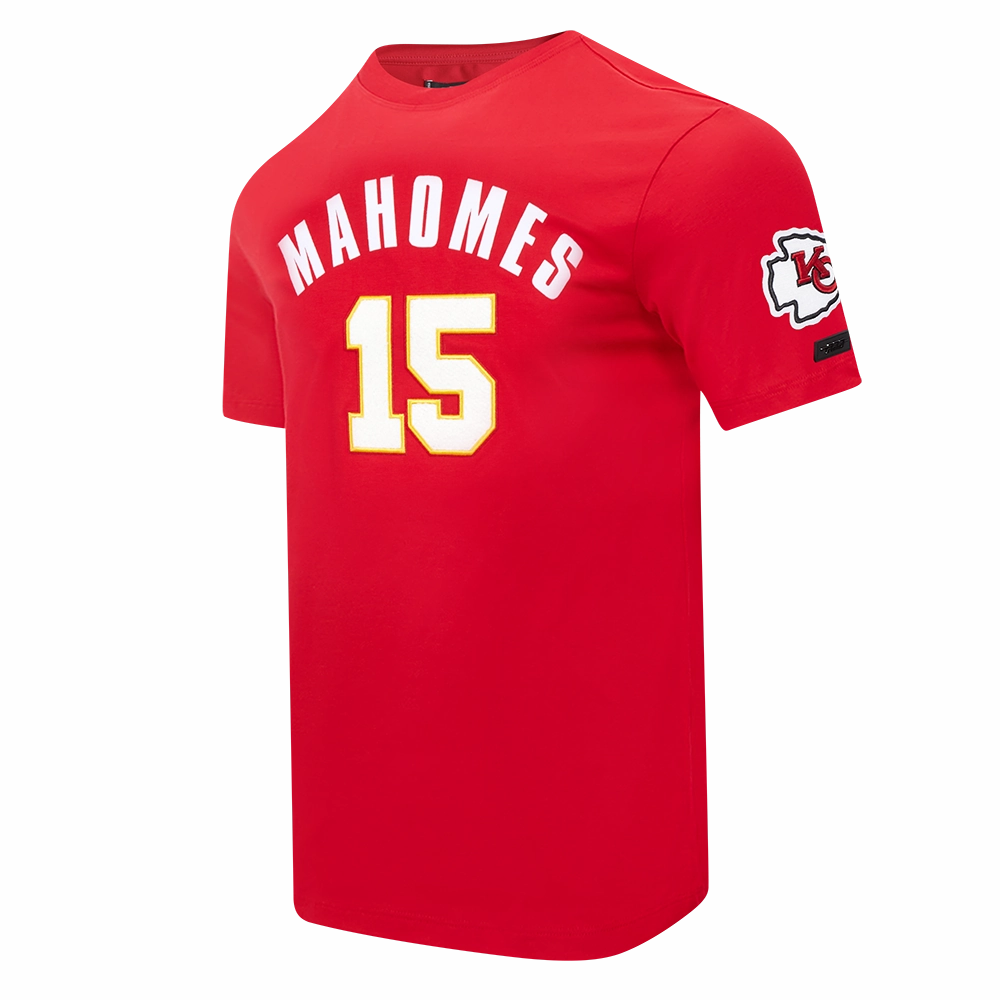 NFL KANSAS CITY CHIEFS PATRICK MAHOMES #15 MEN'S TEE (RED)