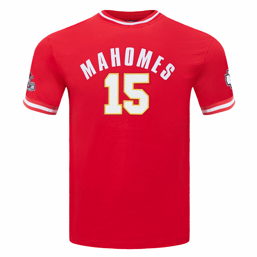 NFL KANSAS CITY CHIEFS PATRICK MAHOMES #15 MEN'S TEE (RED)