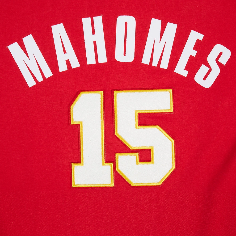 NFL KANSAS CITY CHIEFS PATRICK MAHOMES #15 MEN'S TEE (RED)