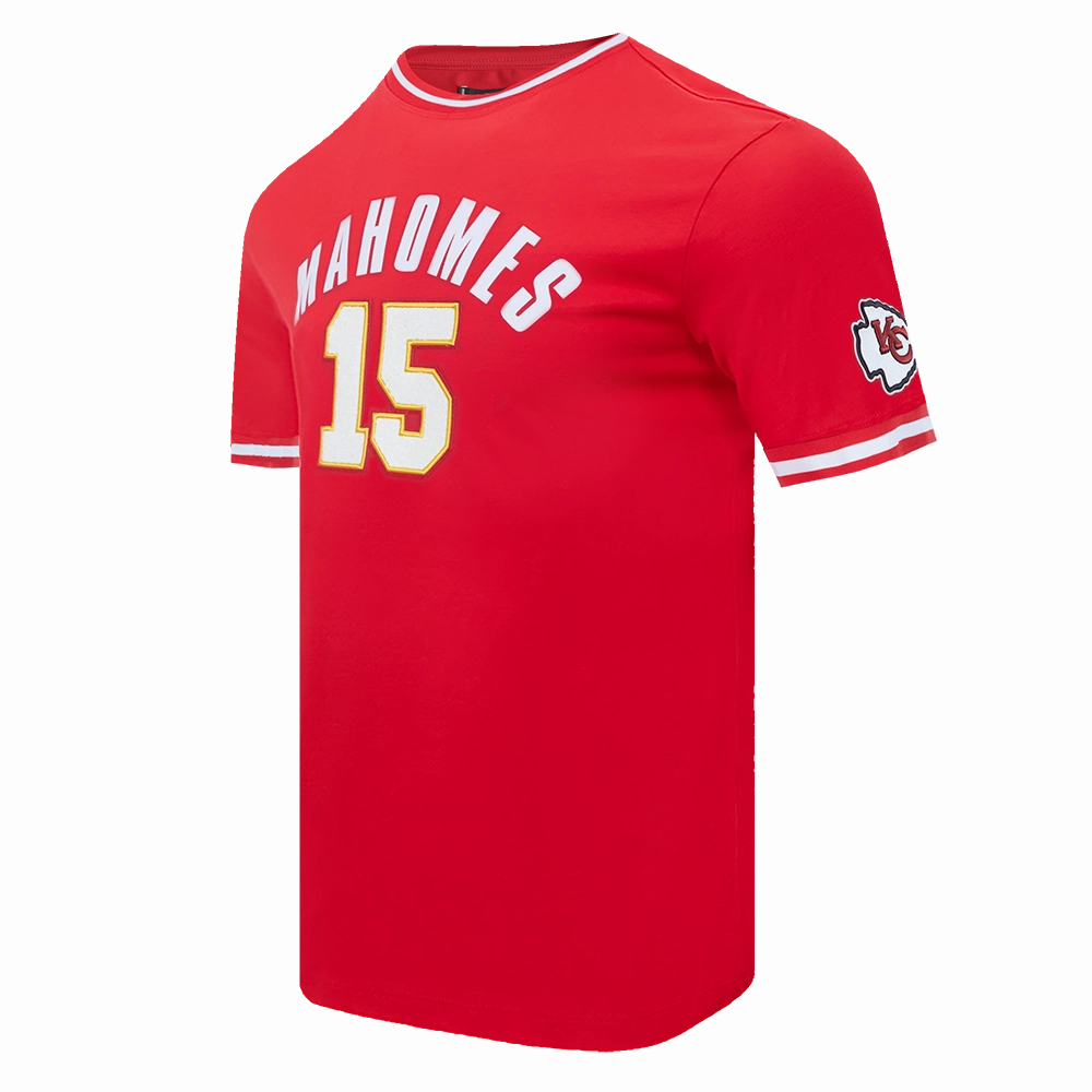 NFL KANSAS CITY CHIEFS PATRICK MAHOMES #15 MEN'S TEE (RED)