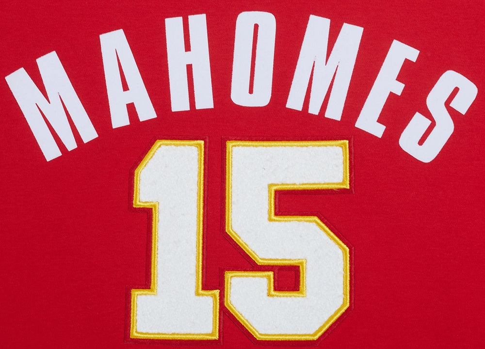 NFL KANSAS CITY CHIEFS PATRICK MAHOMES #15 MEN'S TEE (RED)