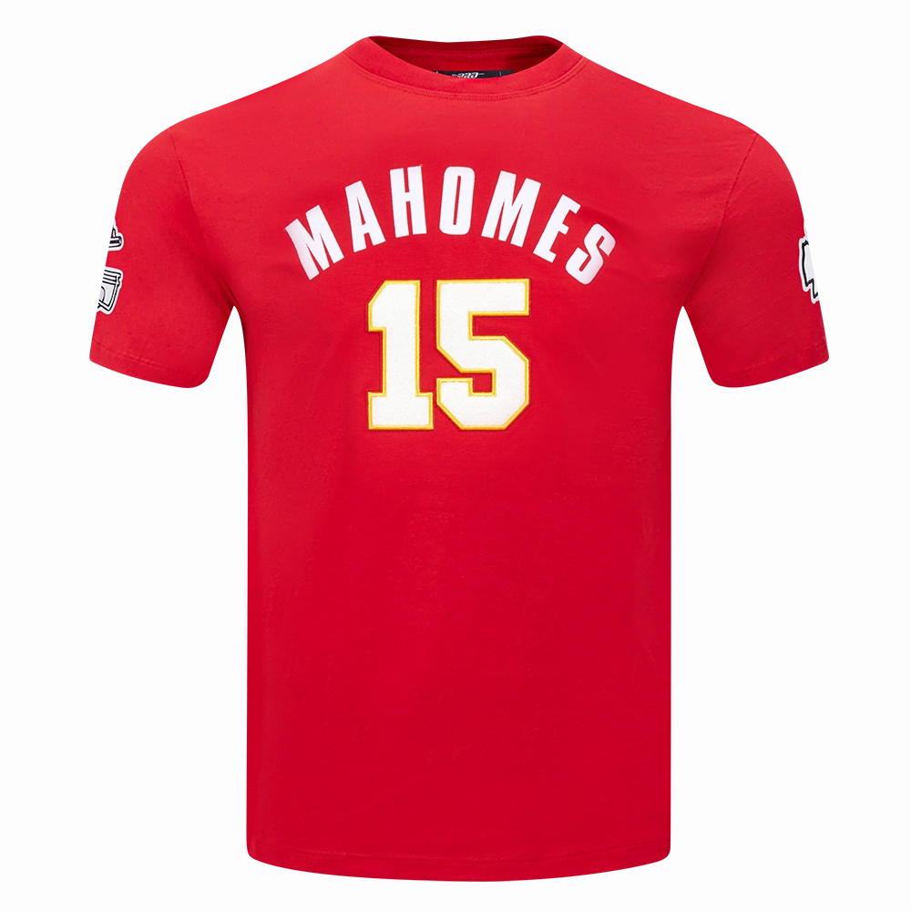 NFL KANSAS CITY CHIEFS PATRICK MAHOMES #15 MEN'S TEE (RED)
