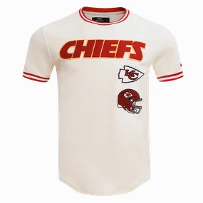NFL KANSAS CITY CHIEFS RETRO CLASSIC MEN'S TEE (EGGSHELL/ RED)