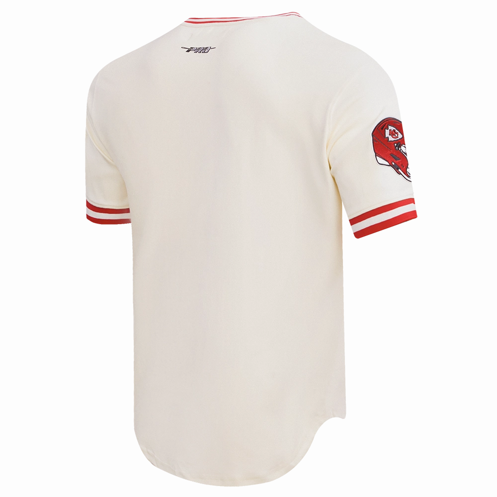 NFL KANSAS CITY CHIEFS RETRO CLASSIC MEN'S TEE (EGGSHELL/ RED)