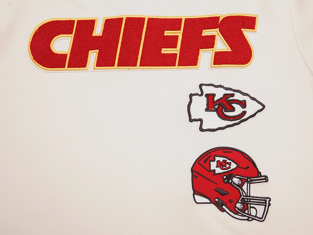 NFL KANSAS CITY CHIEFS RETRO CLASSIC MEN'S TEE (EGGSHELL/ RED)