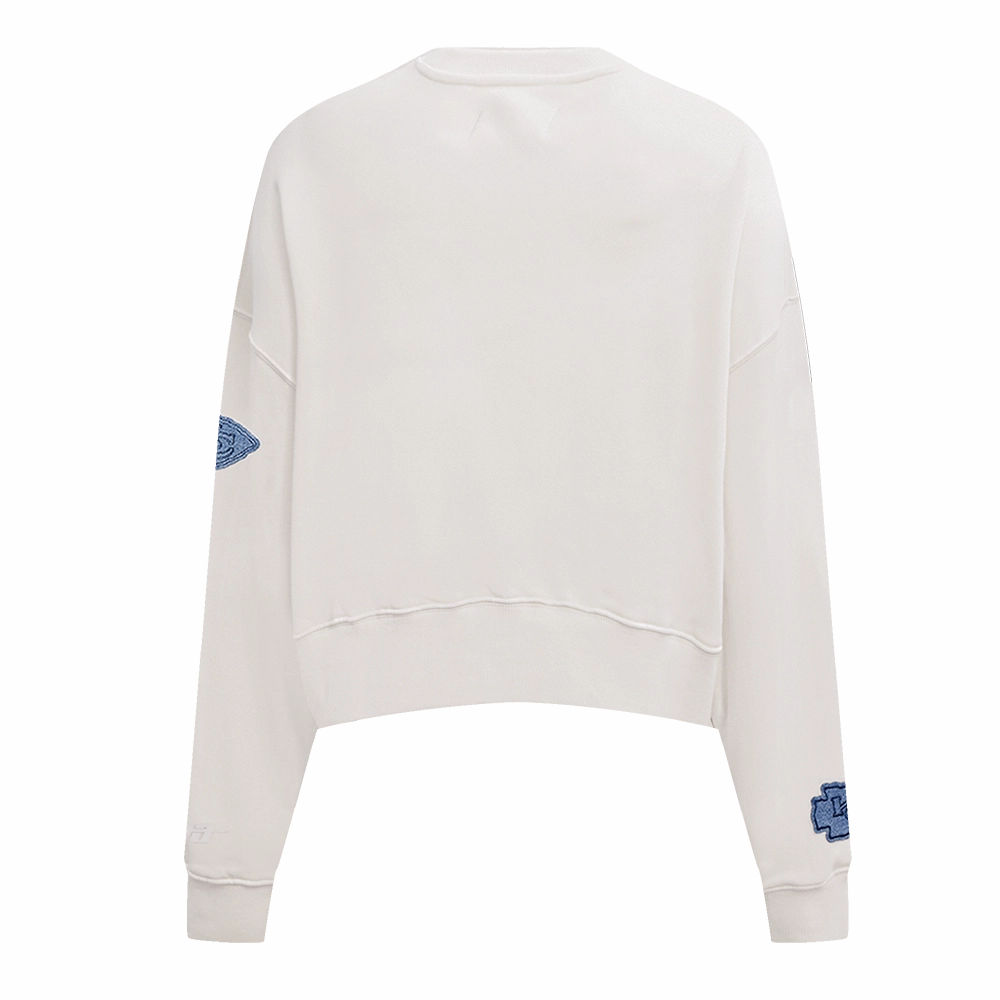 NFL KANSAS CITY CHIEFS VARSITY BLUES WOMEN'S CREWNECK (LINEN)