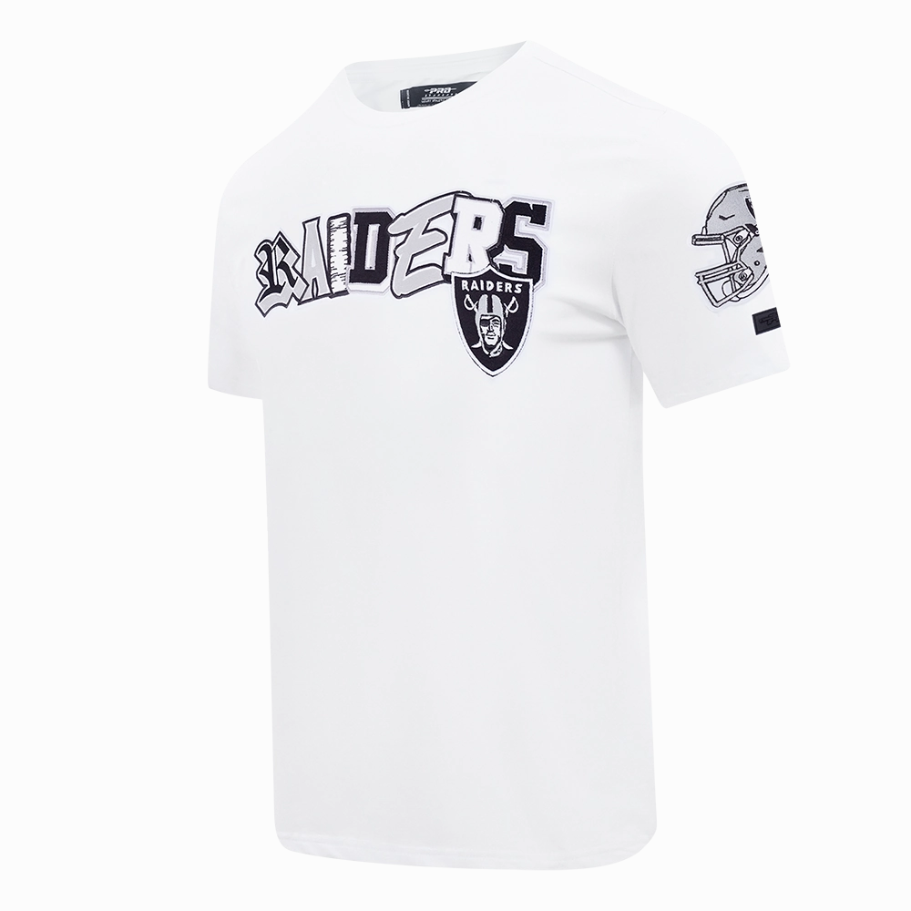 NFL LAS VEGAS RAIDERS CITY RANSOM MEN'S SINGLE JERSEY TEE (WHITE)