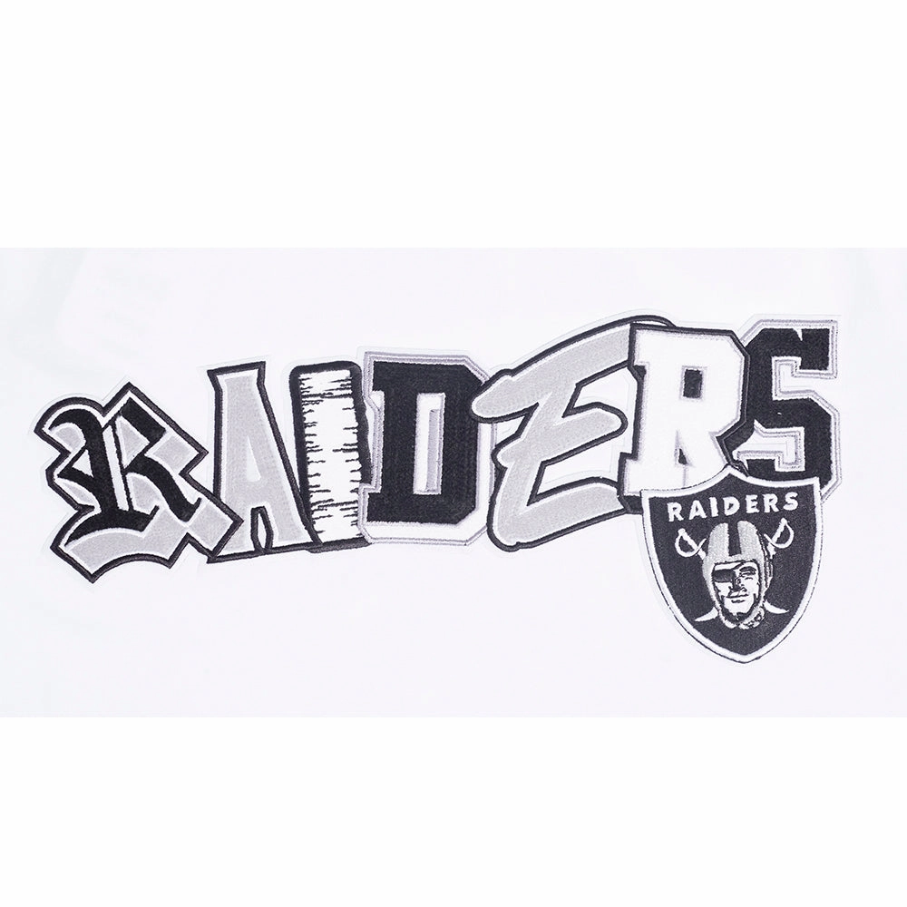 NFL LAS VEGAS RAIDERS CITY RANSOM MEN'S SINGLE JERSEY TEE (WHITE)