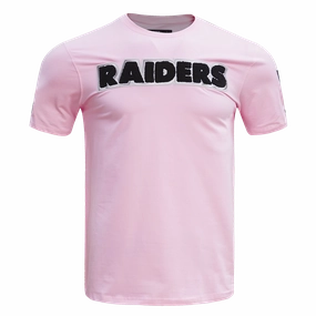 NFL LAS VEGAS RAIDERS CLASSIC CHENILLE   TEE (PINK)