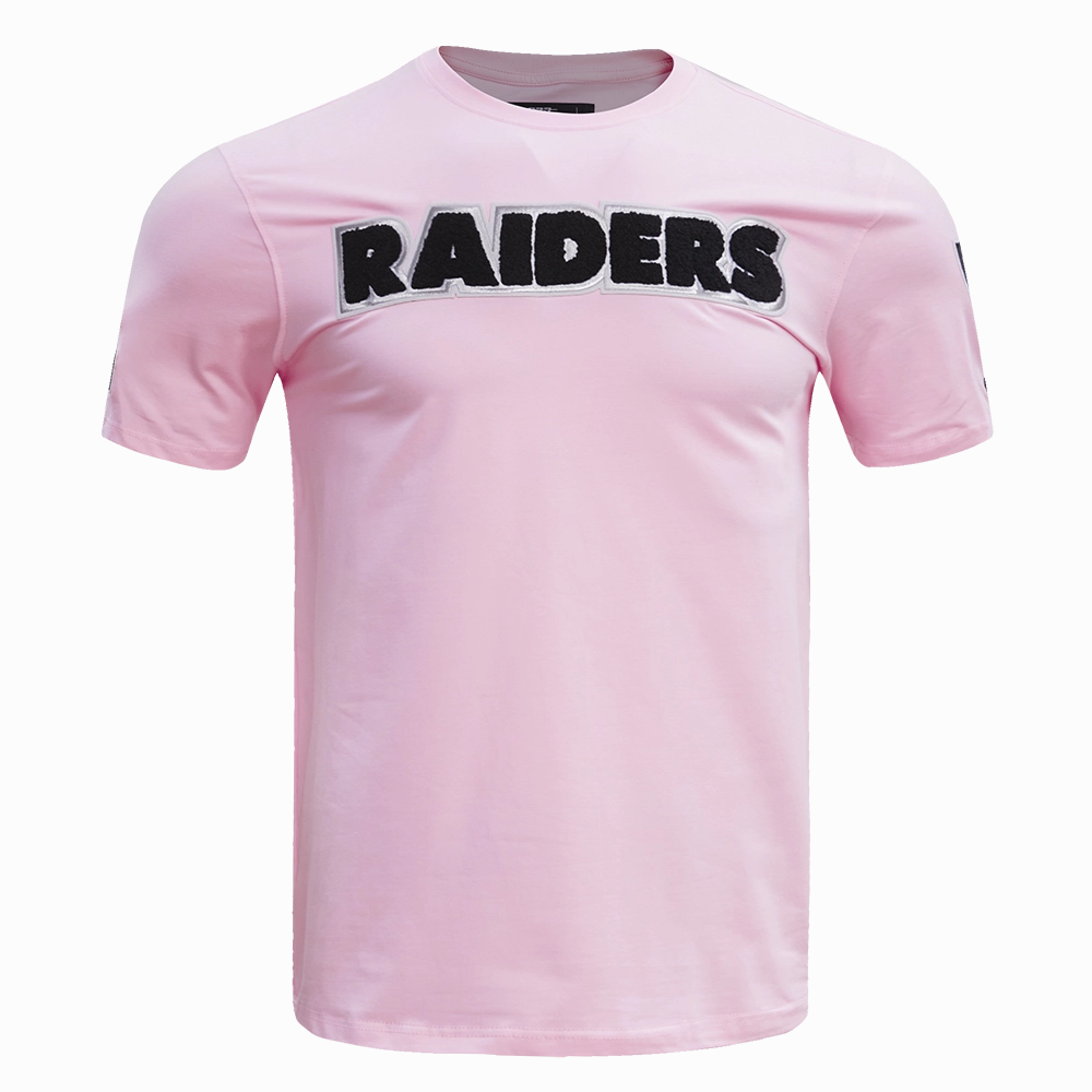 NFL LAS VEGAS RAIDERS CLASSIC CHENILLE   TEE (PINK)