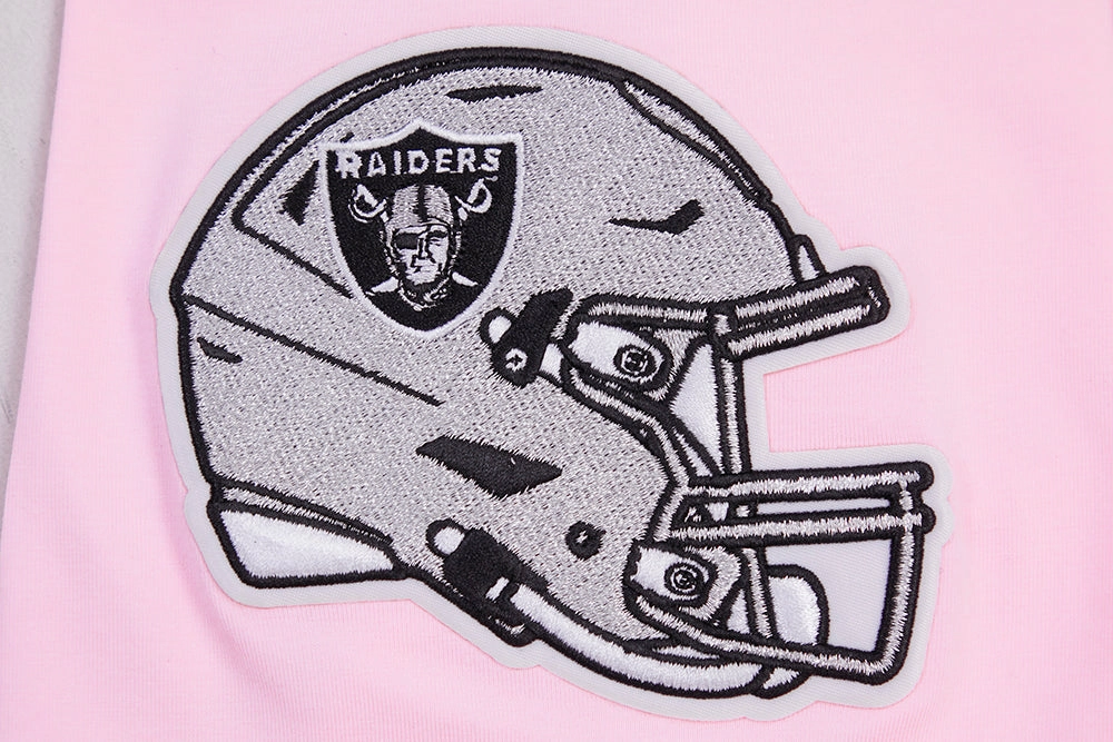 NFL LAS VEGAS RAIDERS CLASSIC CHENILLE   TEE (PINK)