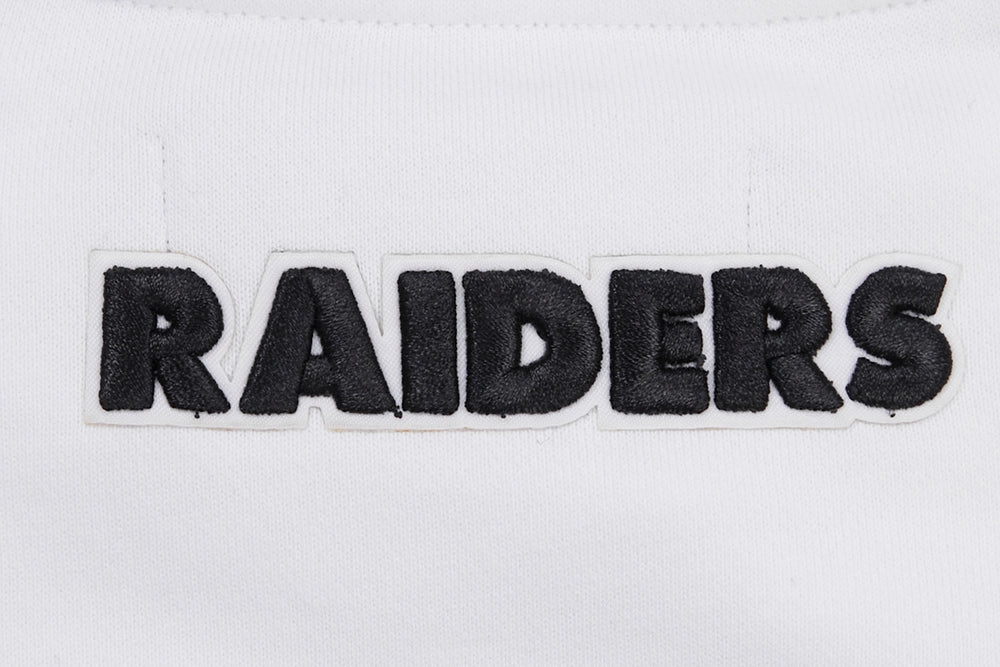 NFL LAS VEGAS RAIDERS CLASSIC WOMEN'S CREWNECK (WHITE)