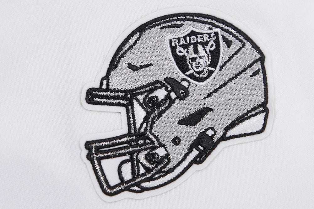 NFL LAS VEGAS RAIDERS CLASSIC WOMEN'S CREWNECK (WHITE)