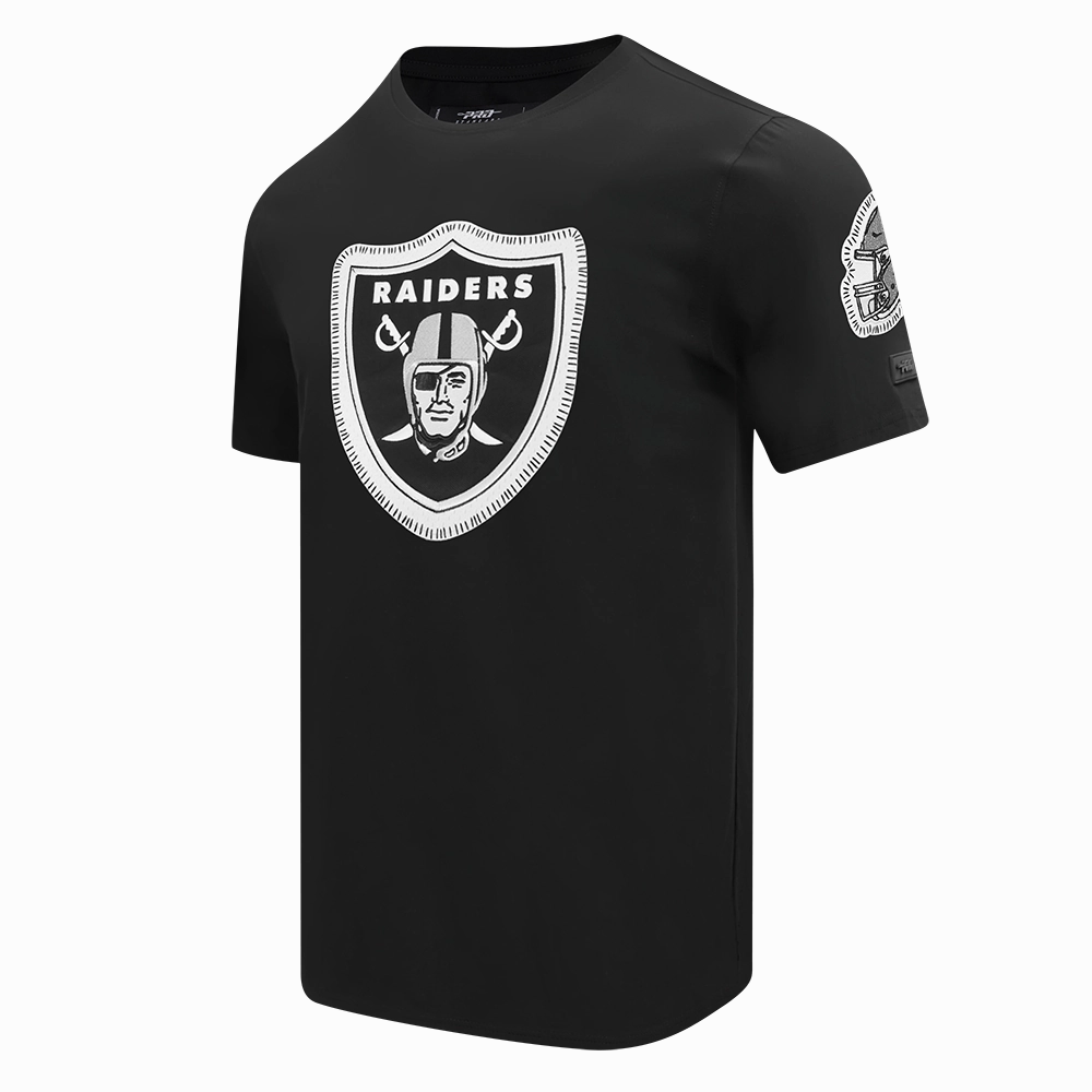 NFL LAS VEGAS RAIDERS DIY PICK STITCH MEN'S SINGLE JERSEY TEE (BLACK)