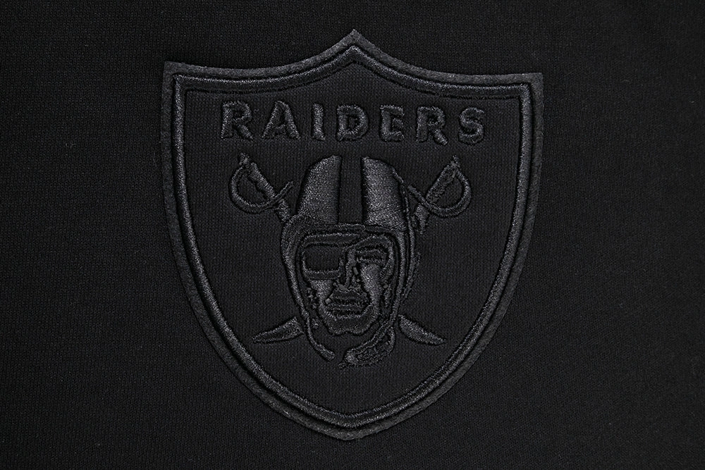 NFL LAS VEGAS RAIDERS NEUTRAL WOMEN'S CREWNECK (BLACK)