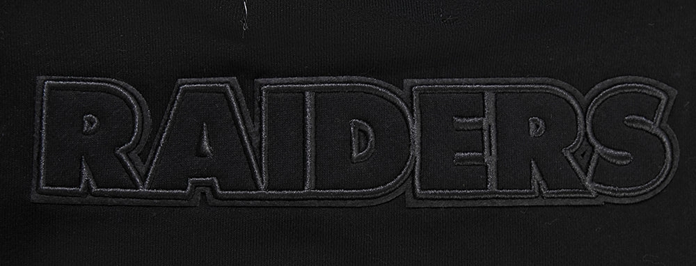 NFL LAS VEGAS RAIDERS NEUTRAL WOMEN'S CREWNECK (BLACK)