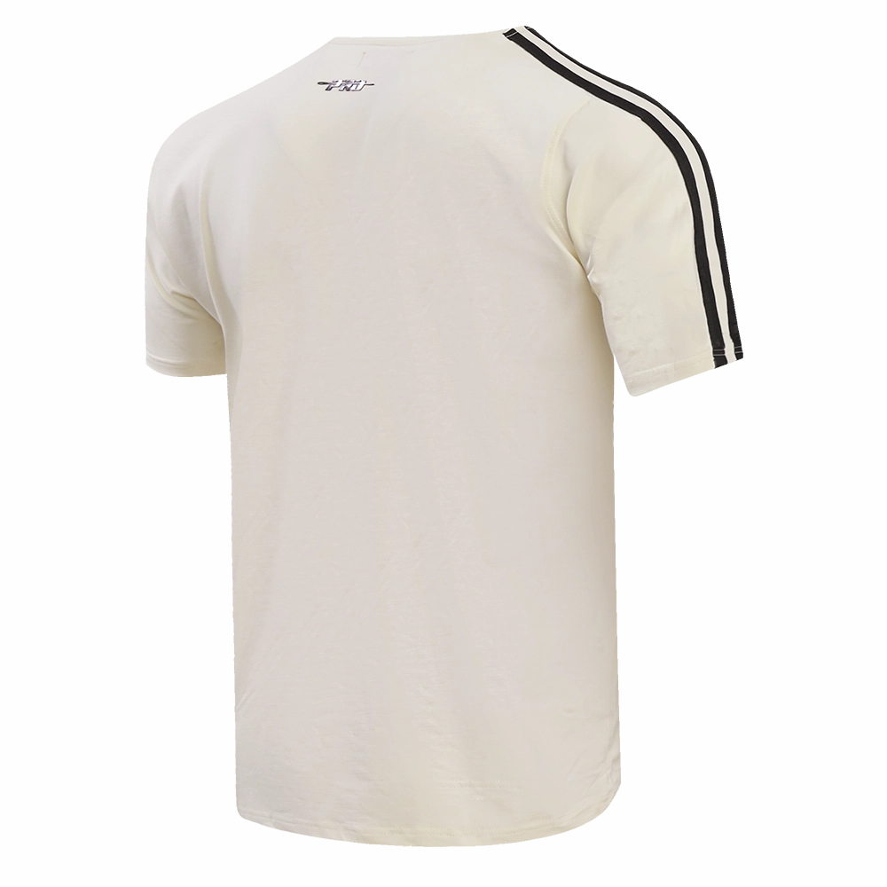 NFL LAS VEGAS RAIDERS RETRO CLASSIC MEN'S STRIPED TEE (EGGSHELL/ BLACK)