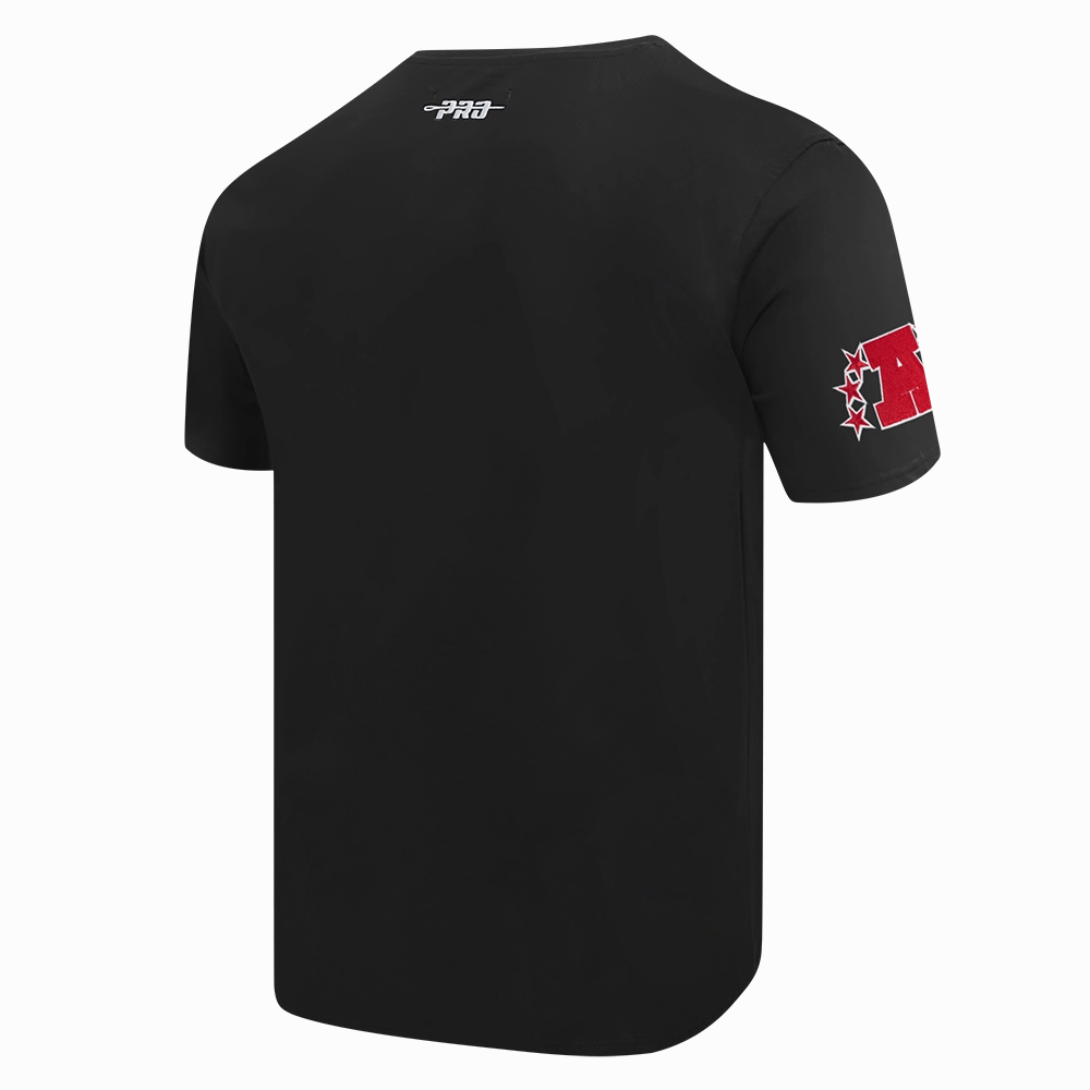 NFL LAS VEGAS RAIDERS RETRO ELEVATION MEN'S SINGLE JERSEY TEE (BLACK)