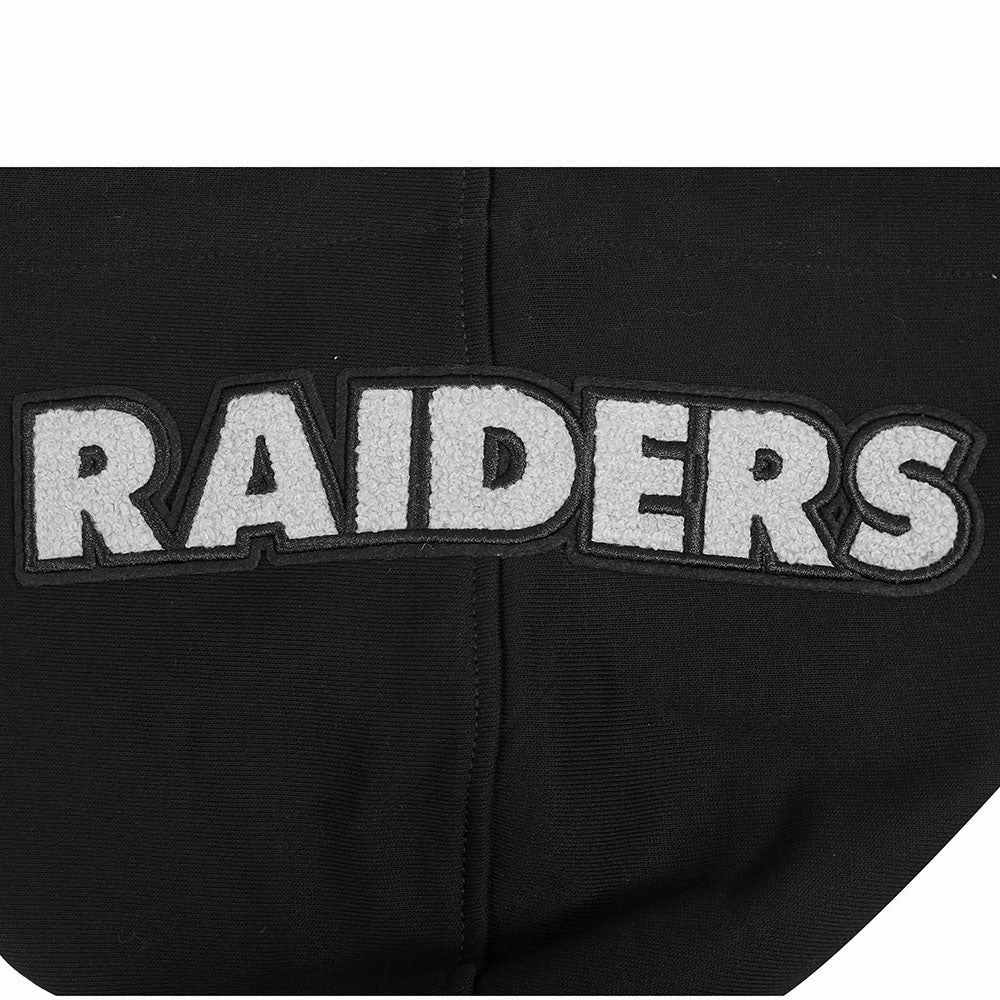 NFL LAS VEGAS RAIDERS SOUVENIR MEN'S FLEECE PULLOVER HOODIE (BLACK)