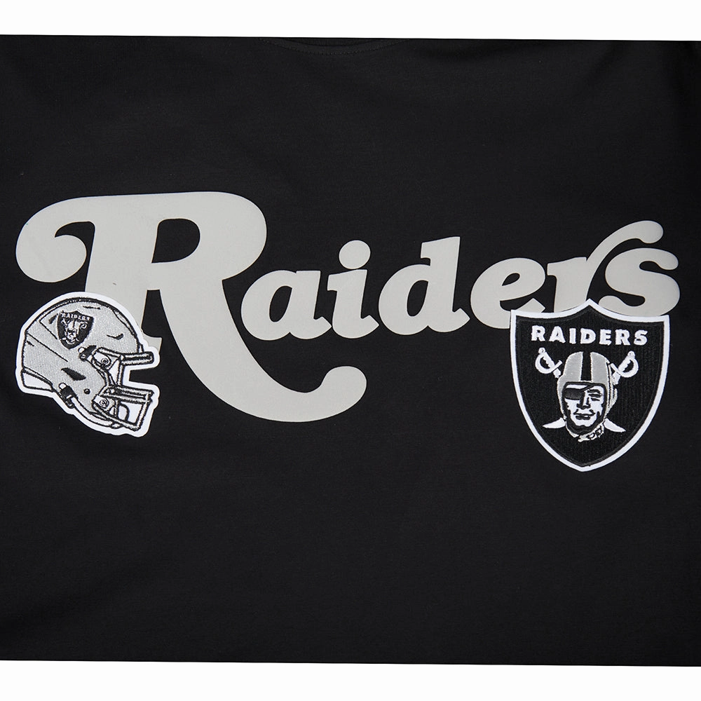 NFL LAS VEGAS RAIDERS SOUVENIR MEN'S SINGLE JERSEY TEE (BLACK)