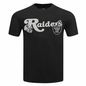 NFL LAS VEGAS RAIDERS SOUVENIR MEN'S SINGLE JERSEY TEE (BLACK)