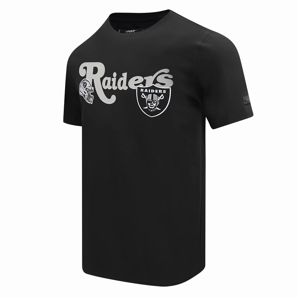 NFL LAS VEGAS RAIDERS SOUVENIR MEN'S SINGLE JERSEY TEE (BLACK)