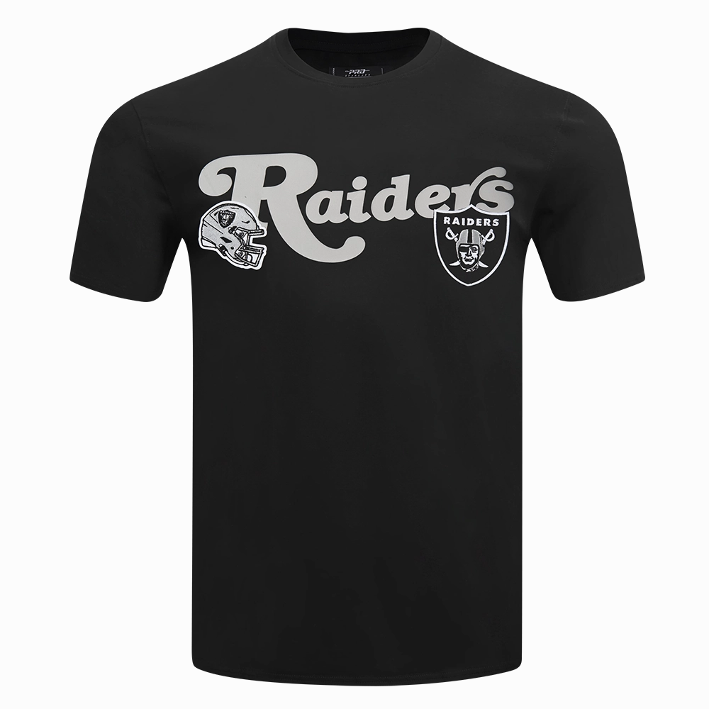 NFL LAS VEGAS RAIDERS SOUVENIR MEN'S SINGLE JERSEY TEE (BLACK)