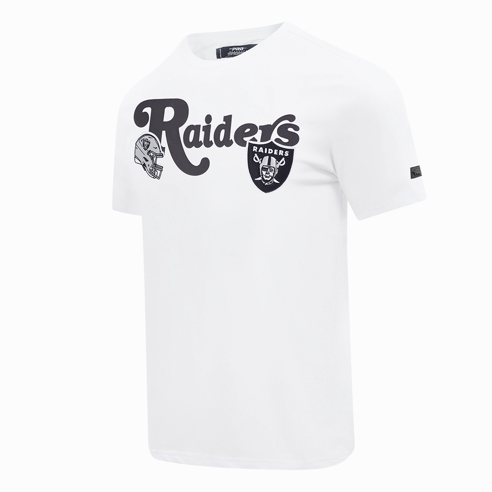 NFL LAS VEGAS RAIDERS SOUVENIR MEN'S SINGLE JERSEY TEE (WHITE)