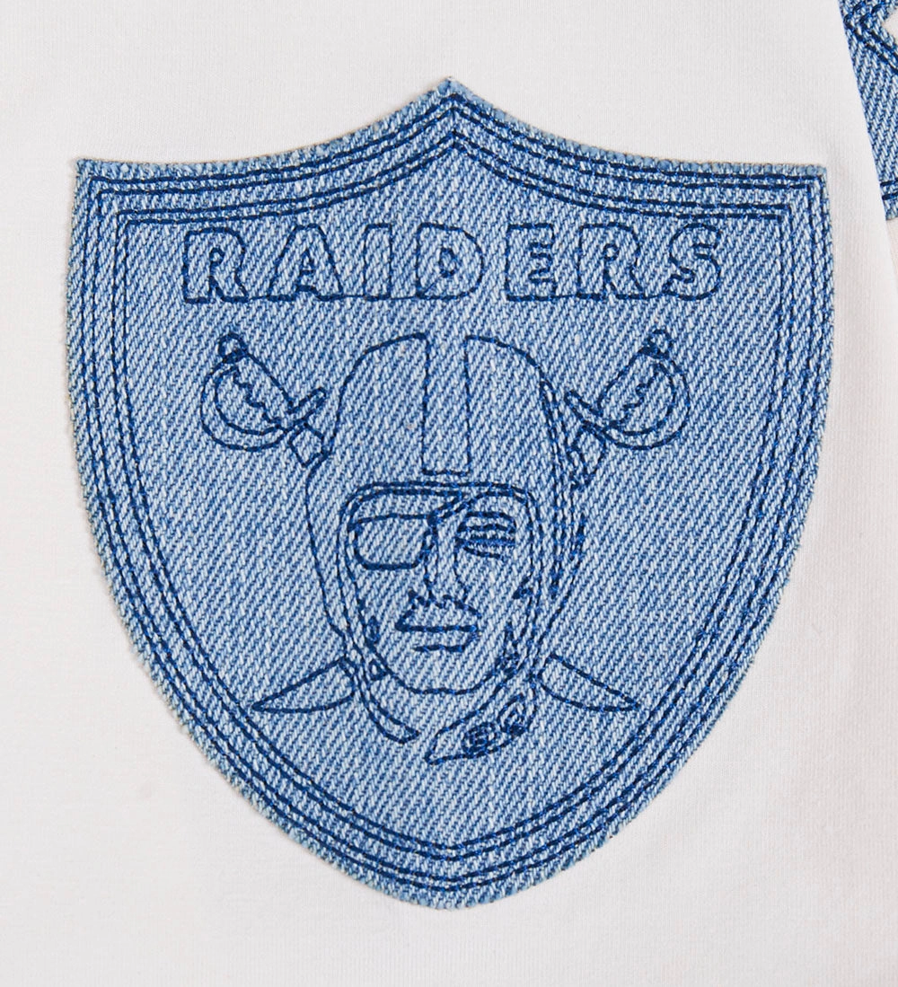 NFL LAS VEGAS RAIDERS VARSITY BLUES MEN'S TEE (LINEN)