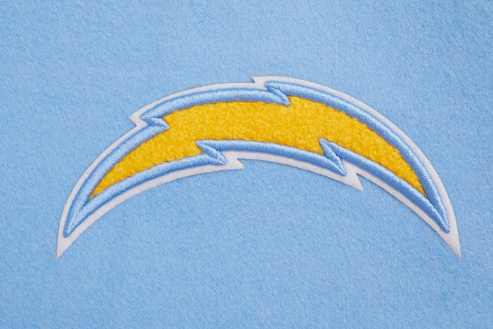 NFL LOS ANGELES CHARGERS CLASSIC WOMEN'S WOOL VARSITY JACKET (UNIVERSITY BLUE/WHITE)