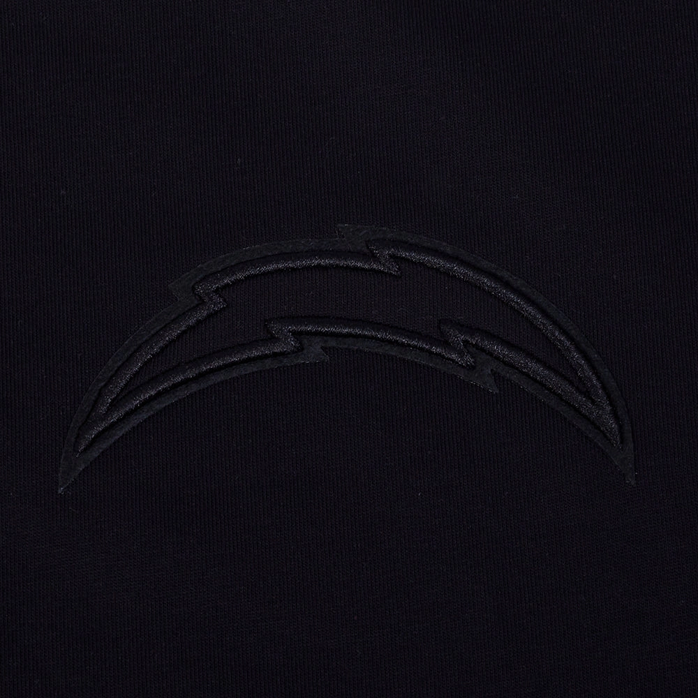 NFL LOS ANGELES CHARGERS NEUTRAL MEN'S CJ DROP SHOULDER TEE (BLACK)