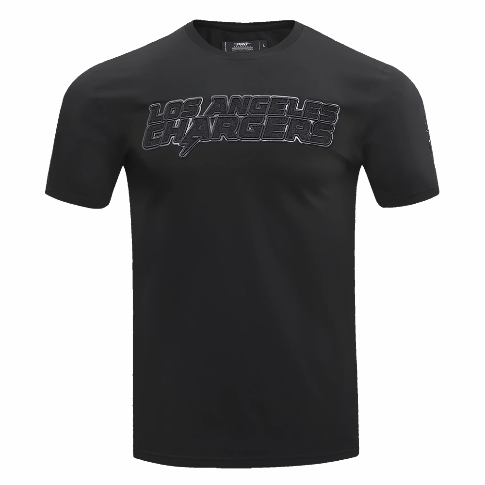 NFL LOS ANGELES CHARGERS TRIPLE BLACK MEN'S   TEE (TRIPLE BLACK)