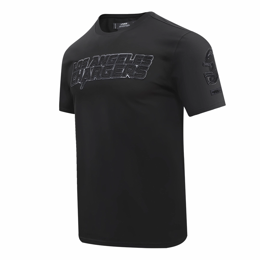 NFL LOS ANGELES CHARGERS TRIPLE BLACK MEN'S   TEE (TRIPLE BLACK)