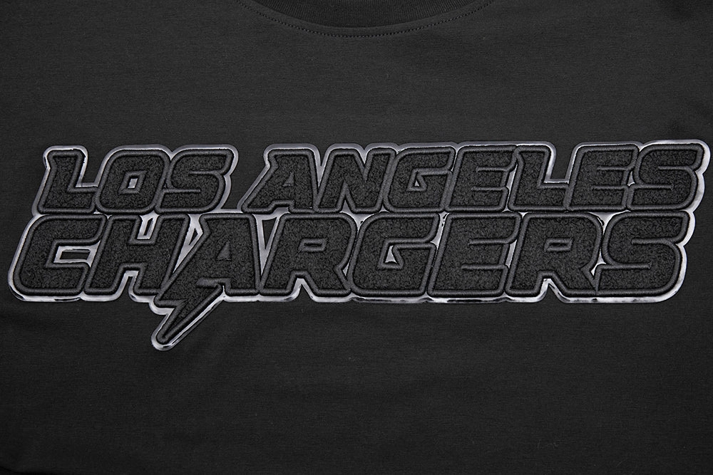 NFL LOS ANGELES CHARGERS TRIPLE BLACK MEN'S   TEE (TRIPLE BLACK)