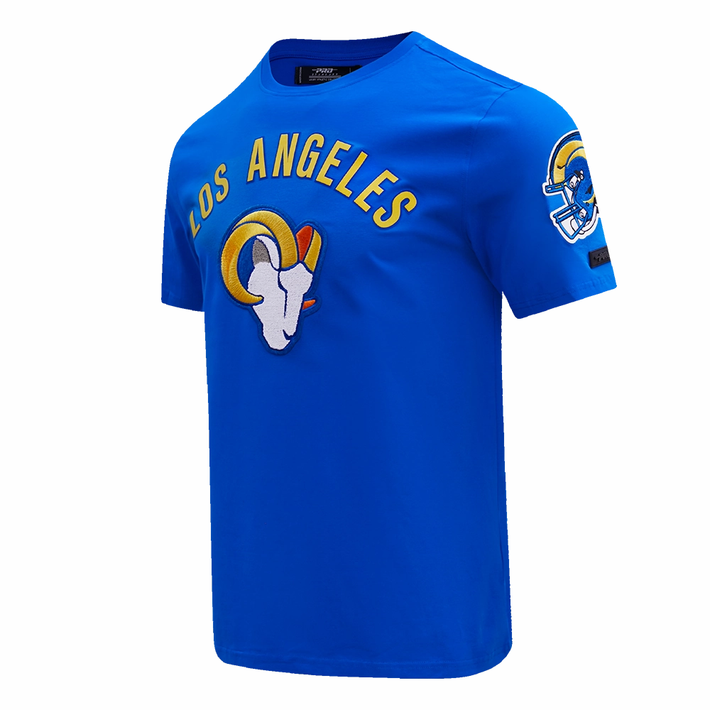 NFL LOS ANGELES RAMS CLASSIC BRISTLE MEN'S TEE (ROYAL BLUE)