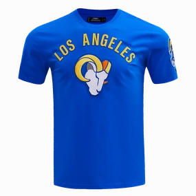 NFL LOS ANGELES RAMS CLASSIC BRISTLE MEN'S TEE (ROYAL BLUE)