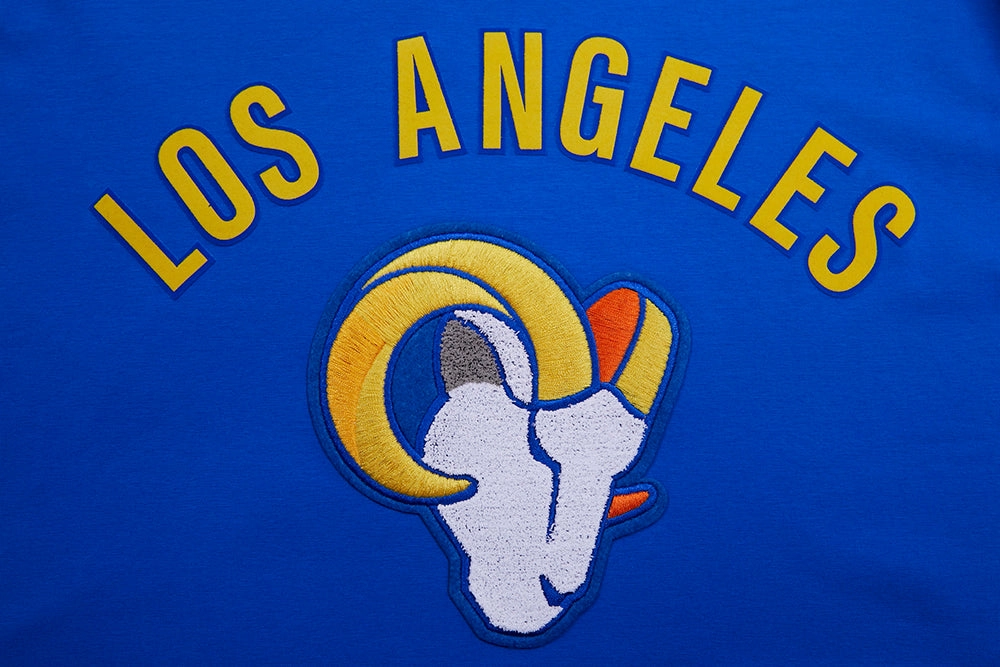 NFL LOS ANGELES RAMS CLASSIC BRISTLE MEN'S TEE (ROYAL BLUE)