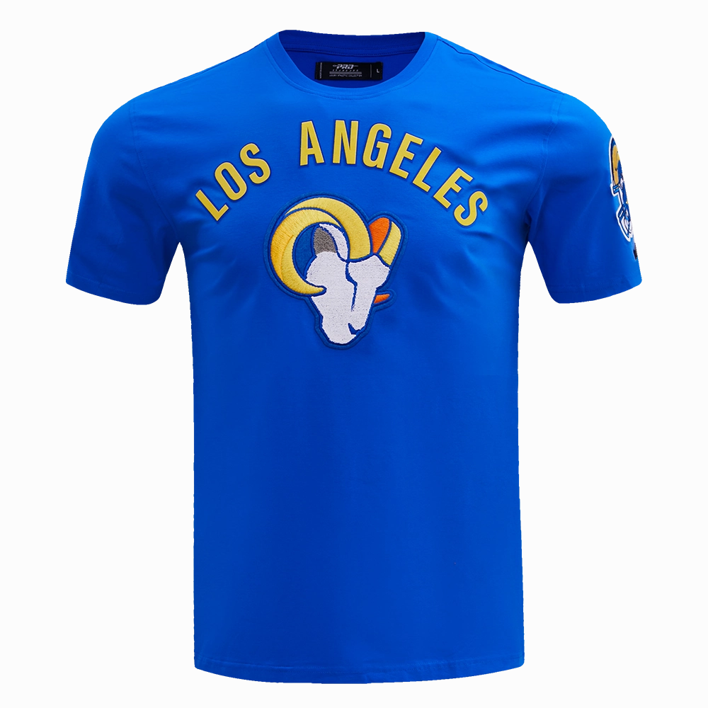 NFL LOS ANGELES RAMS CLASSIC BRISTLE MEN'S TEE (ROYAL BLUE)