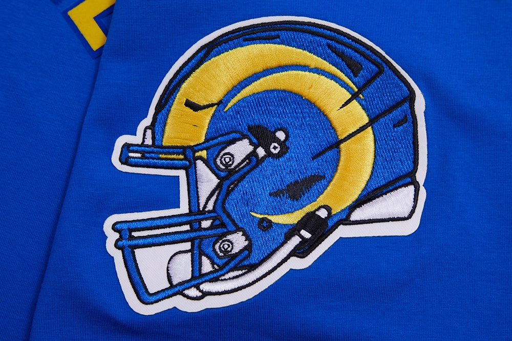 NFL LOS ANGELES RAMS CLASSIC BRISTLE MEN'S TEE (ROYAL BLUE)