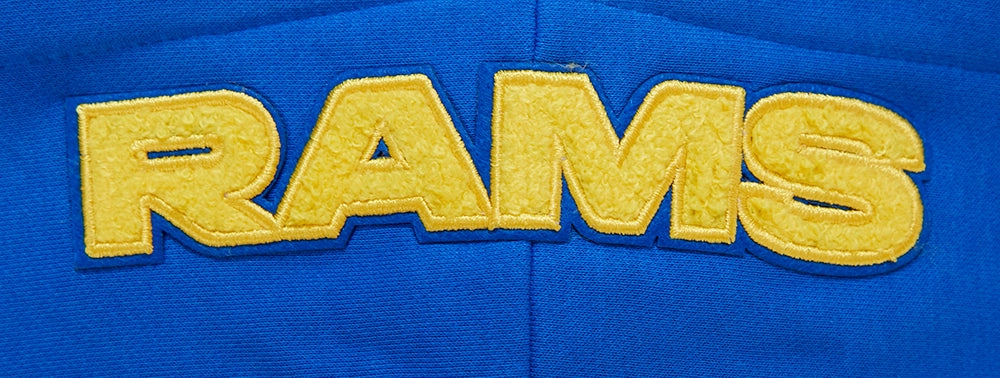 NFL LOS ANGELES RAMS CLASSIC WOMEN'S PULLOVER HOODIE (ROYAL BLUE)